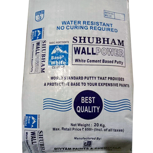 Shubham Wall Power White Cement